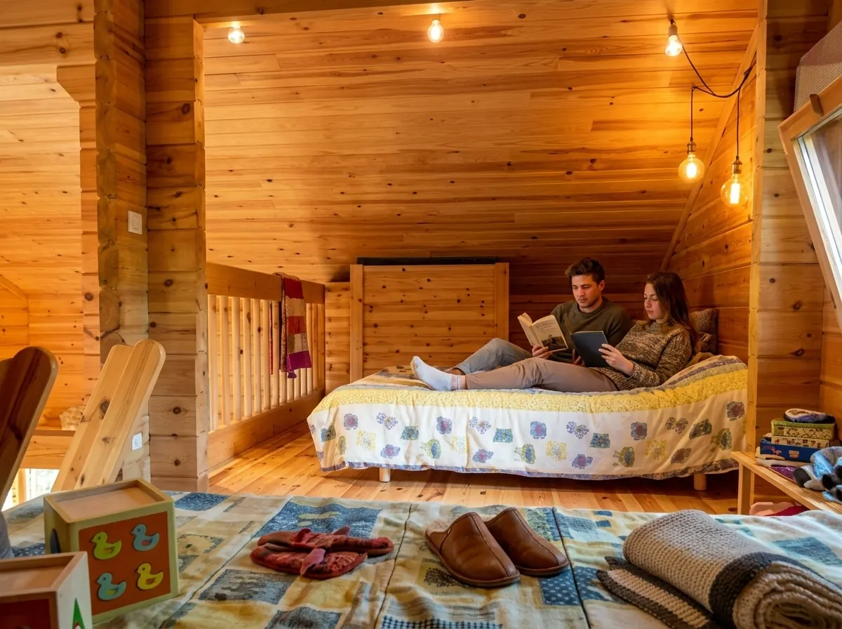 L’Écureuil mezzanine bedroom