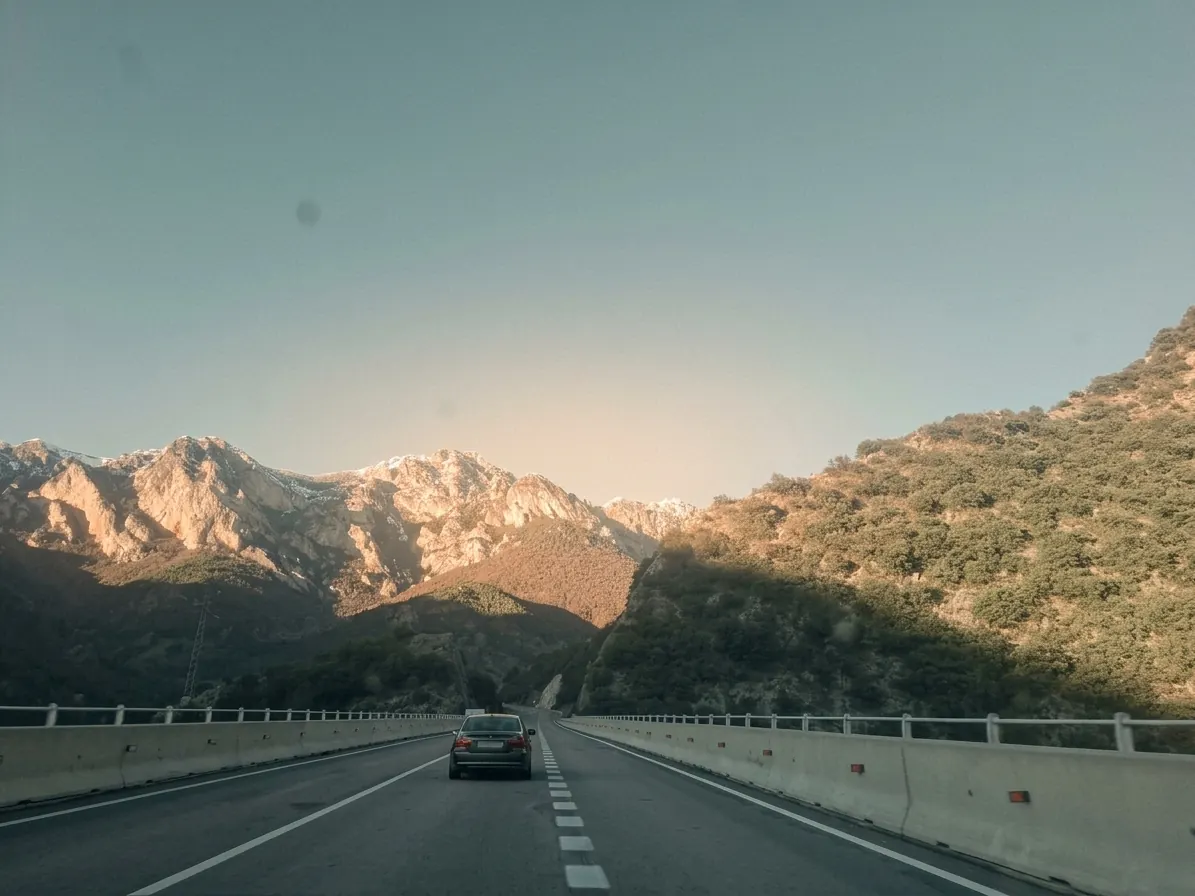 Road from Barcelona to Cerdanya